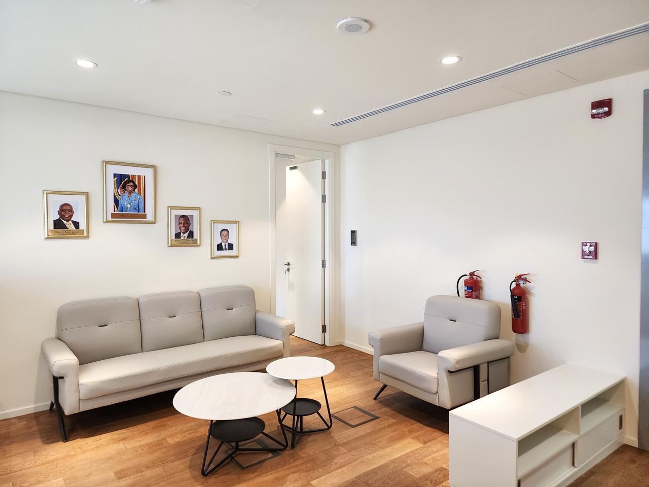 Bahamas Embassy - Office interior design makeover | Completed | Al Etihad Tower - Abu Dhabi 