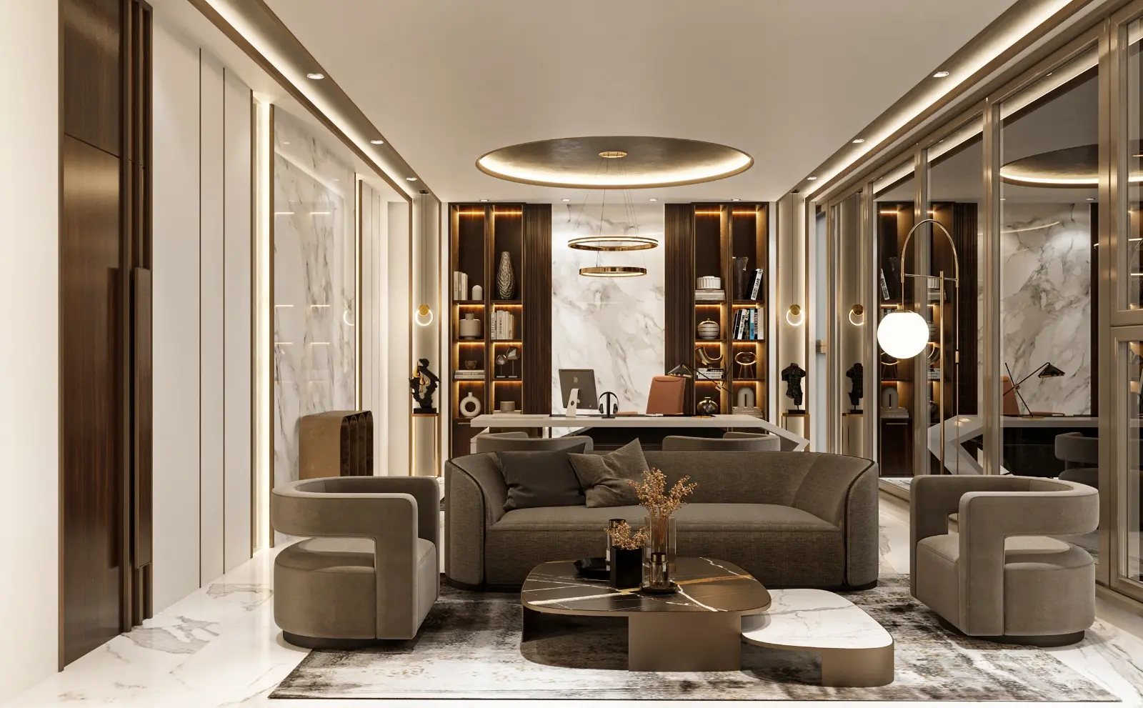 Bay Square Office - Interior Design | Completed | Business Bay - Dubai