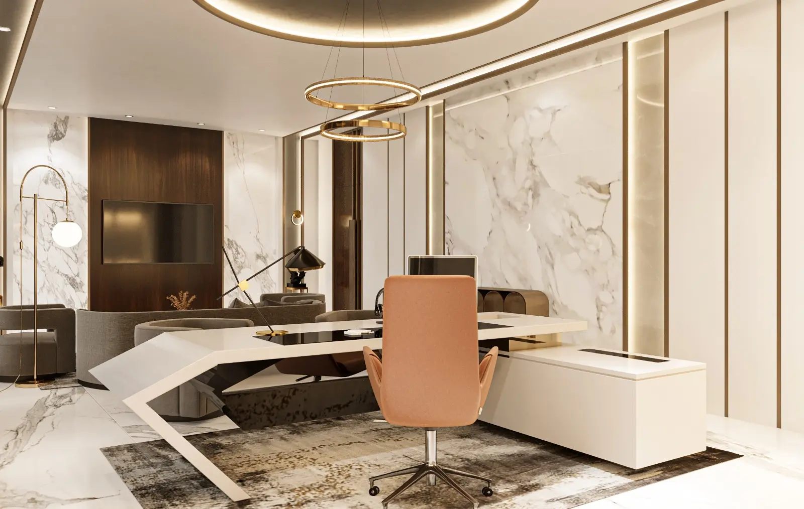 Bay Square Office - Interior Design | Completed | Business Bay - Dubai