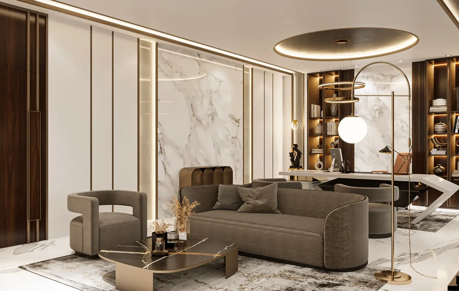 Bay Square Office - Interior Design | Completed | Business Bay - Dubai